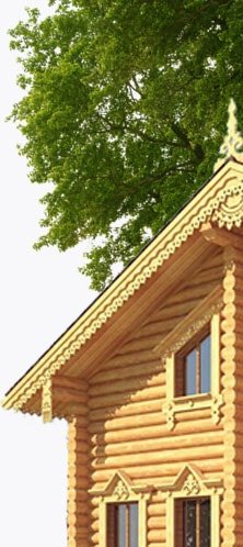 Laning page — строительство домов из бревна и бруса